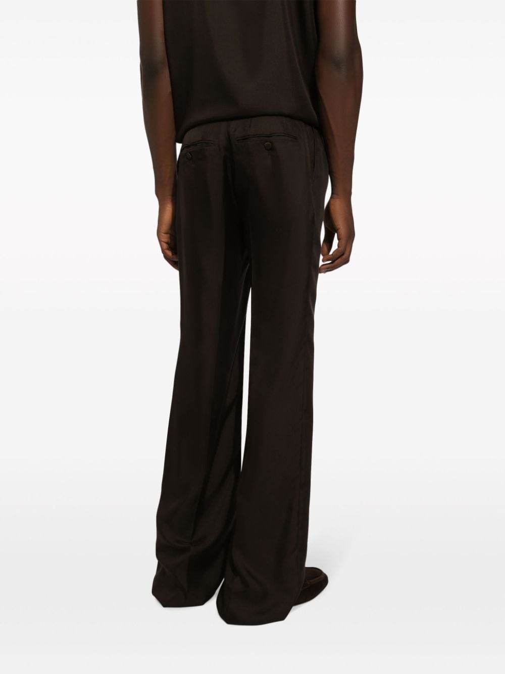 tailored silk trousers - 5