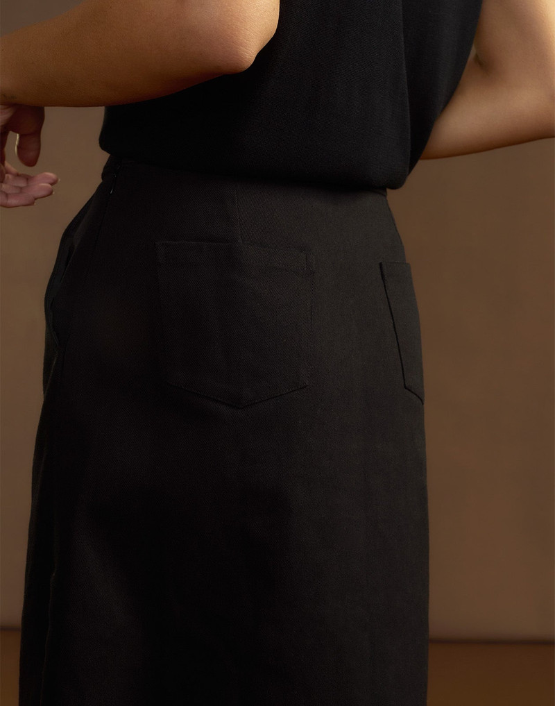 Serena Studded Denim Skirt 10