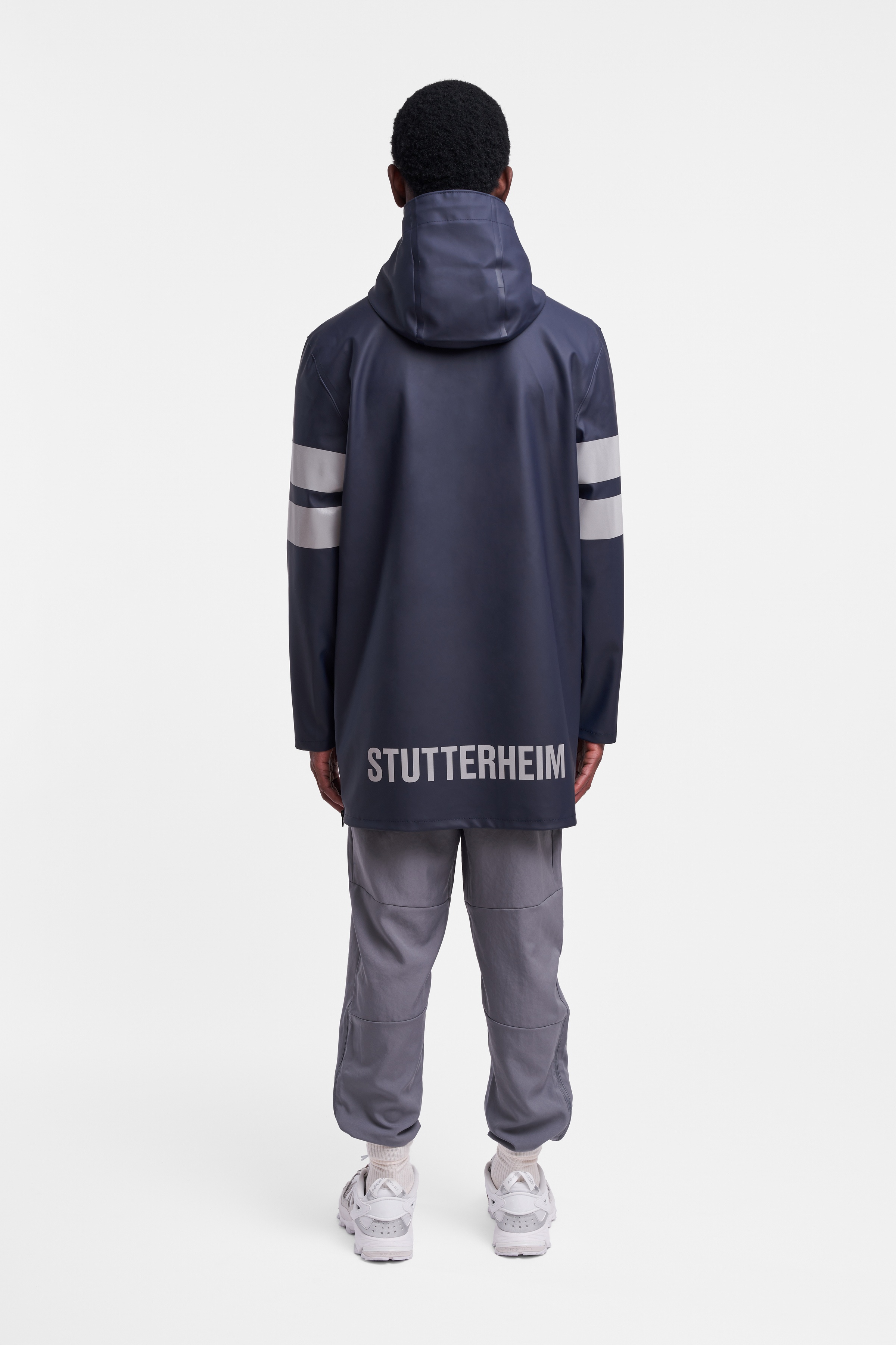 Stockholm Bike Raincoat Navy - 4