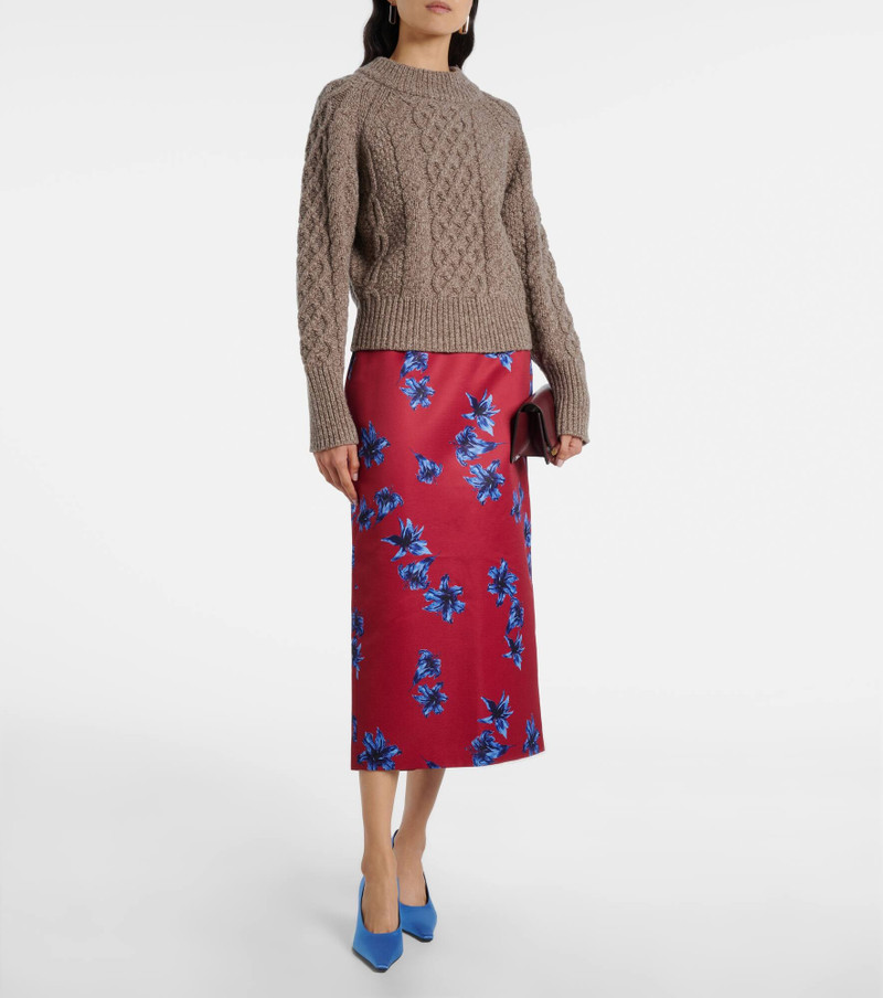 EMILIA WICKSTEAD Emory cable-knit wool sweater outlook