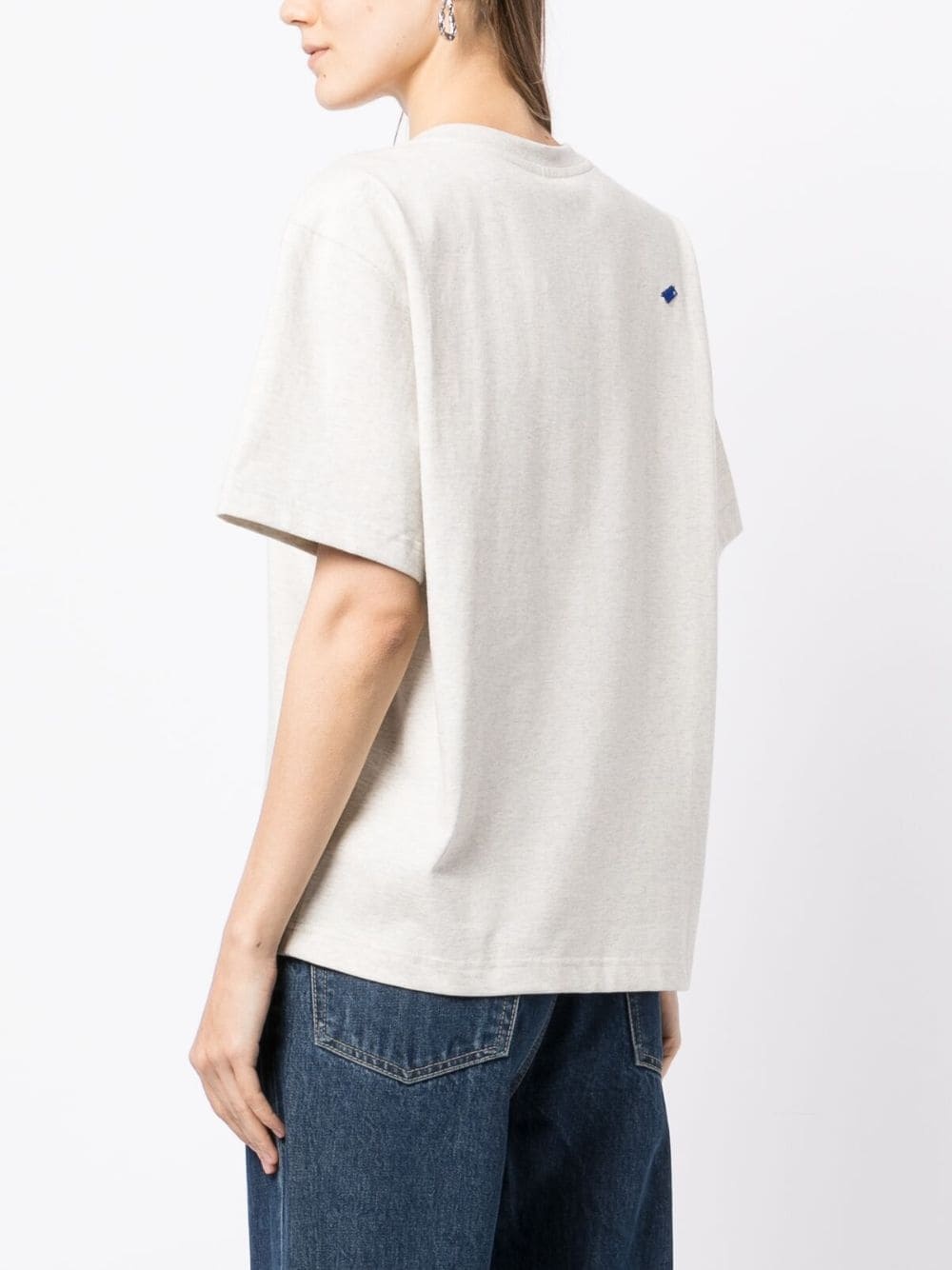 logo-embroidered short-sleeve T-shirt - 4