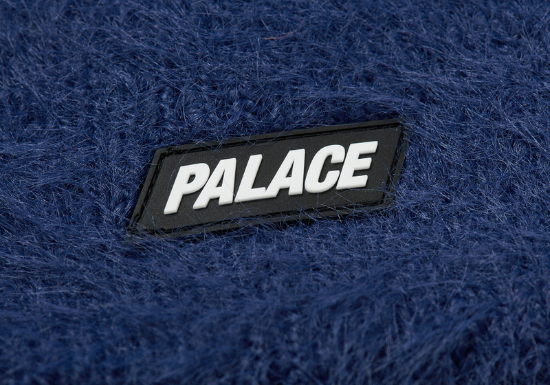 PALACE HAIRY NEIN CUFF BEANIE INDIGO outlook