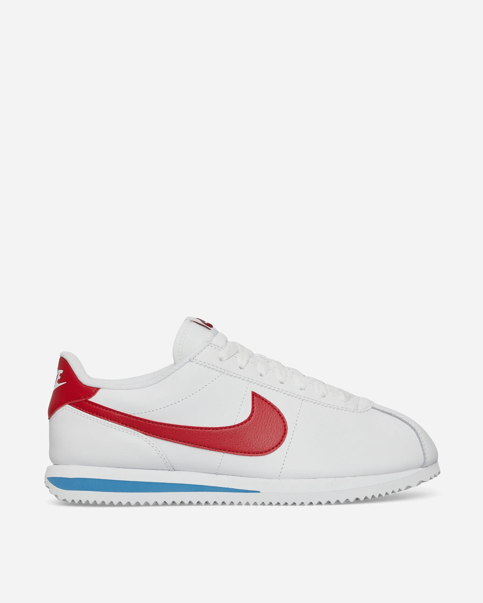 Cortez Leather Sneakers White / Varsity Red - 1