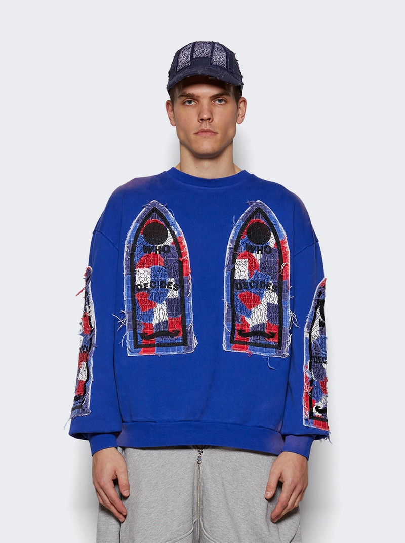 Glory Fabricated Sweatshirt Indigo 3