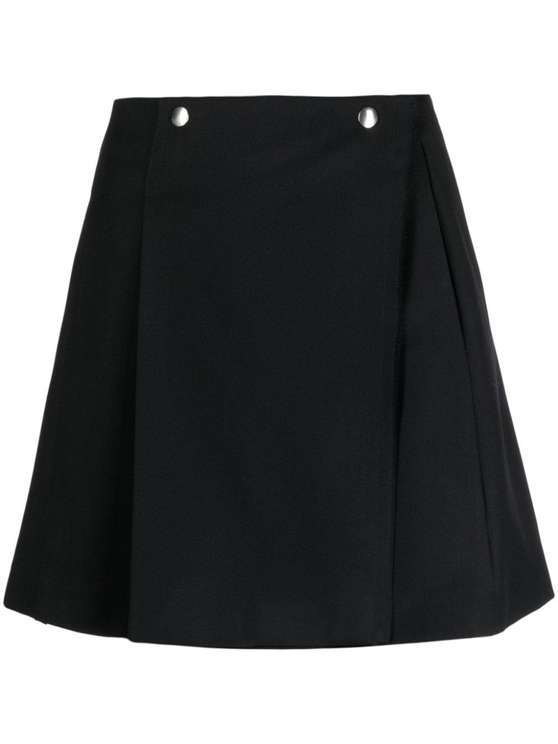 A-line wool miniskirt 1