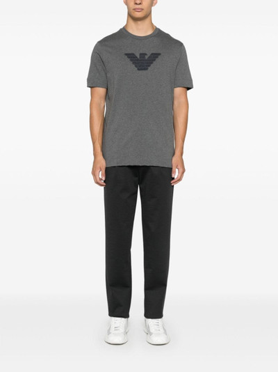 EMPORIO ARMANI logo-patch T-shirt outlook