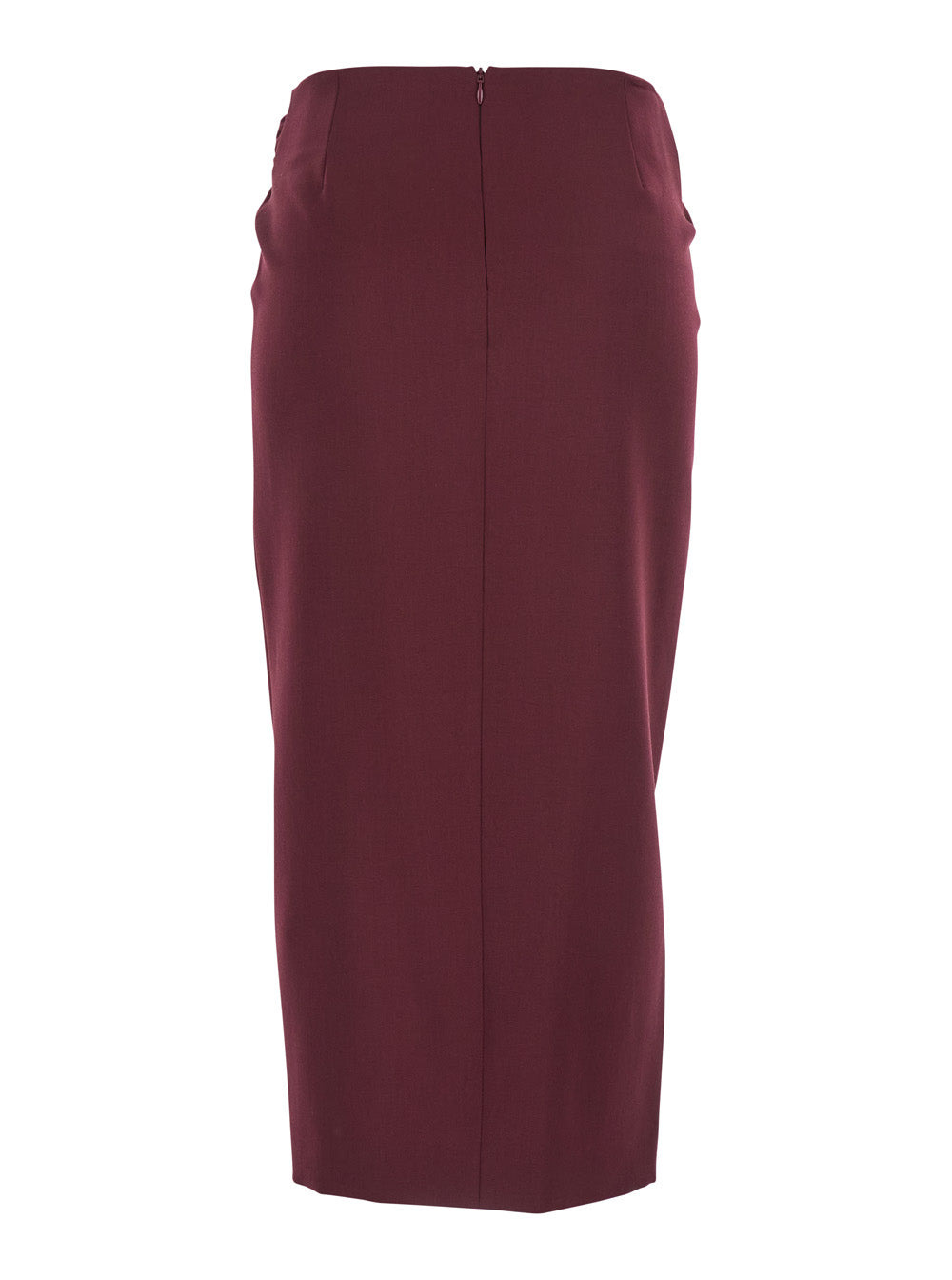 The Attico Women Wool Gabardine Midi Skirt - 2