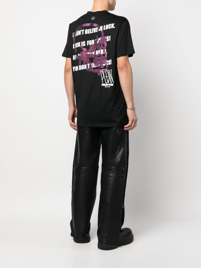PHILIPP PLEIN graphic-print short-sleeved T-shirt outlook
