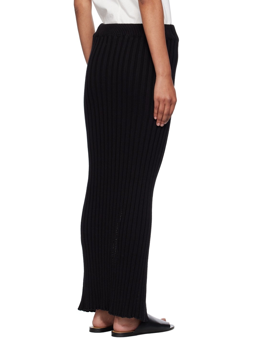 Black Macau Midi Skirt - 3
