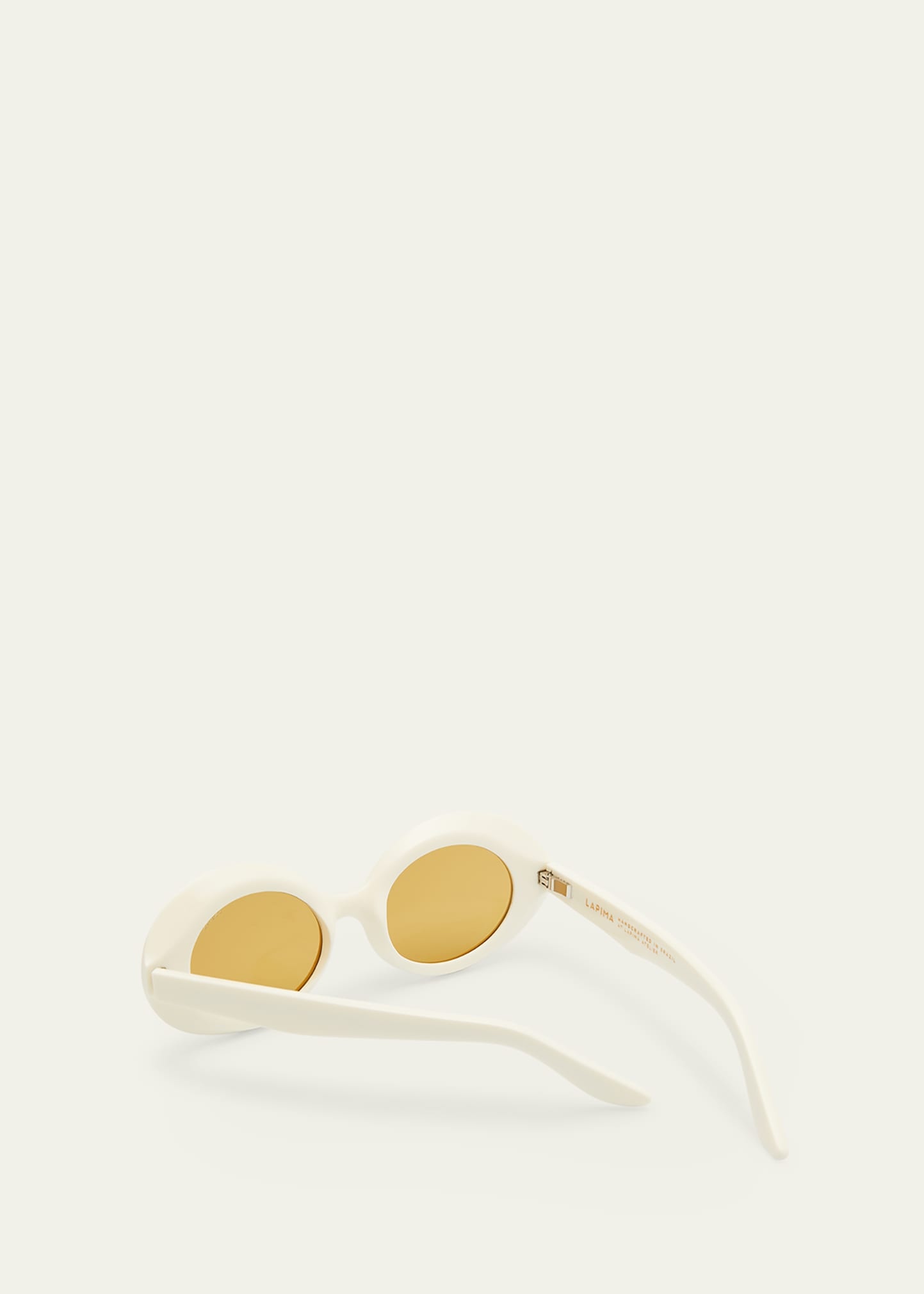 Mirrored Oval Acetate Sunglasses - 2