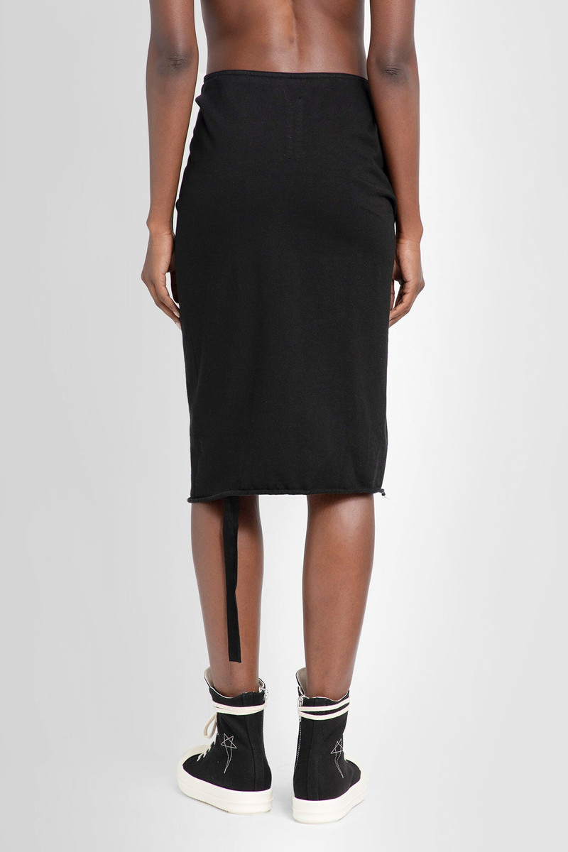 RICK OWENS WOMAN BLACK SKIRTS 4