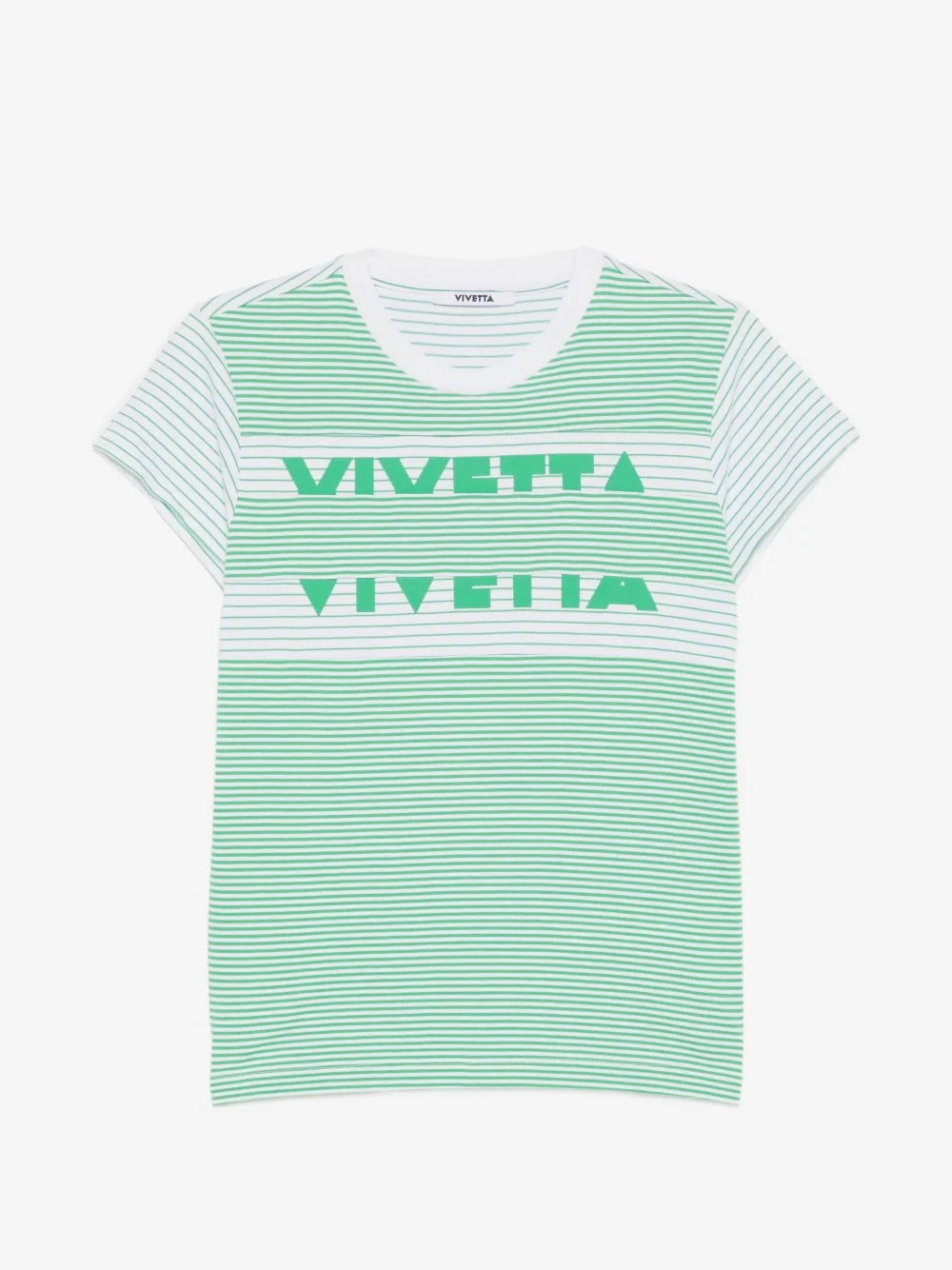 striped T-shirt - 1