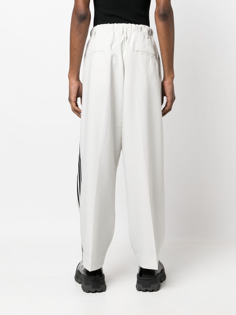 straight-leg side-stripe trousers - 5