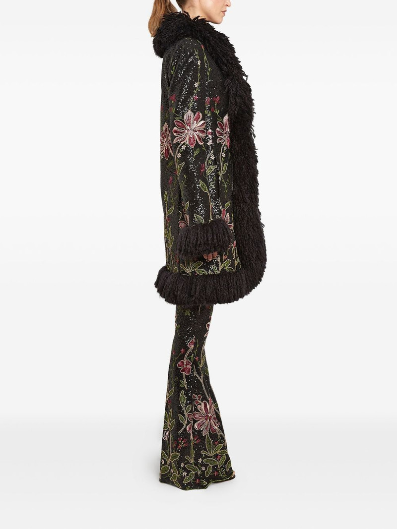 sequin-embellished floral-embroidered coat 3