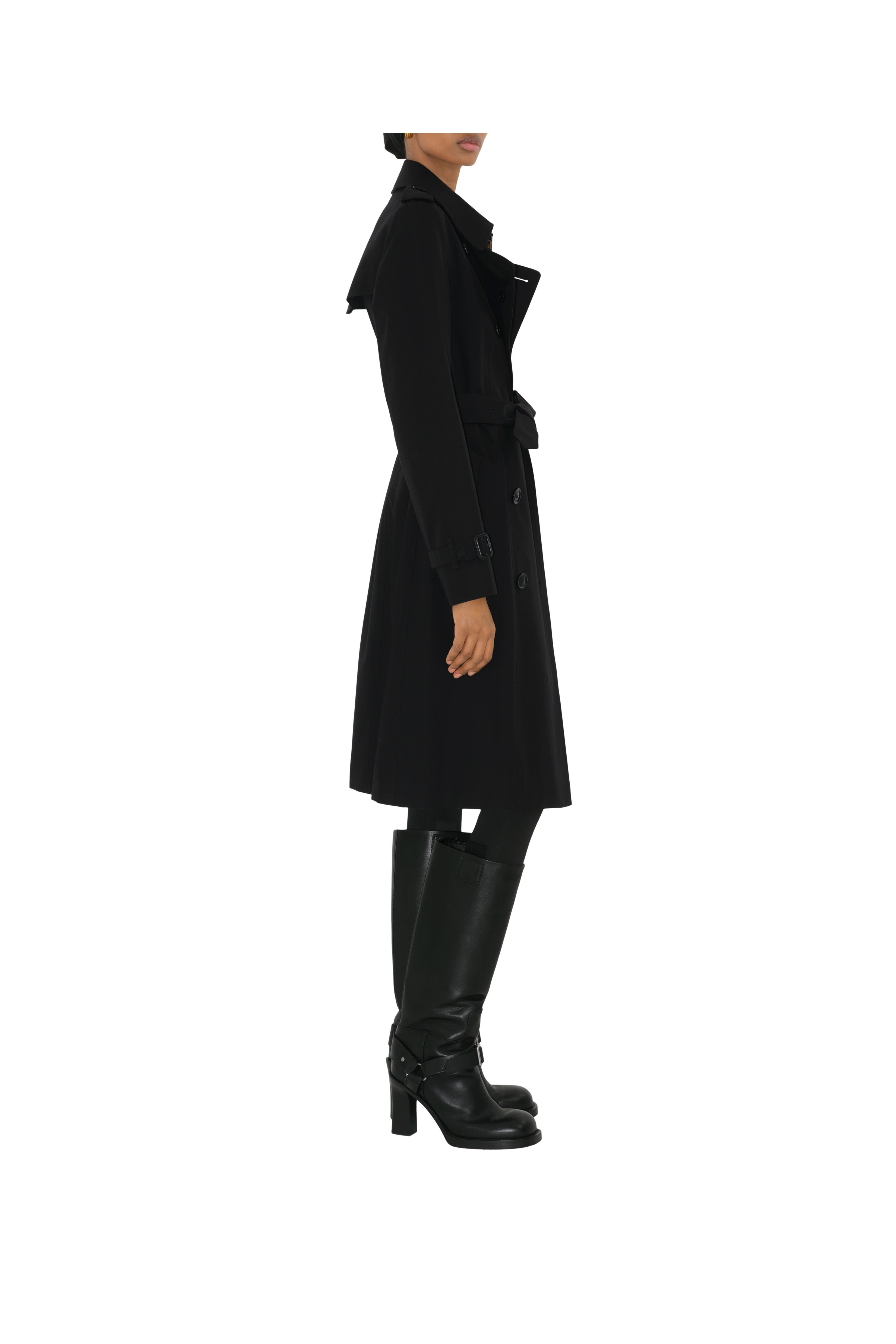burberry Long Chelsea Heritage Trench Coat in Black at Nordstrom - 3