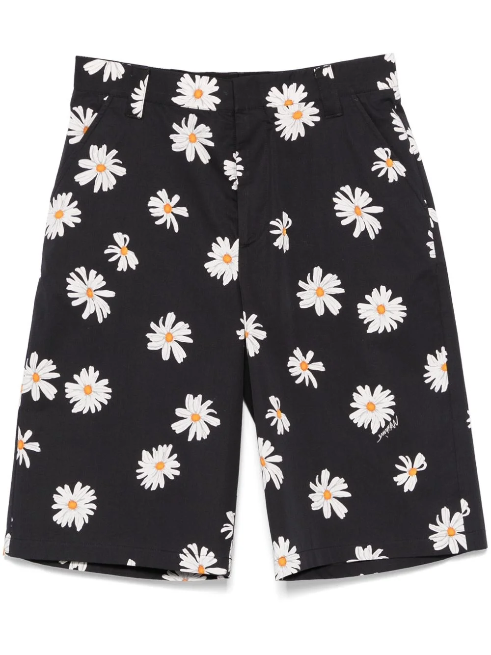 daisy-print shorts - 1