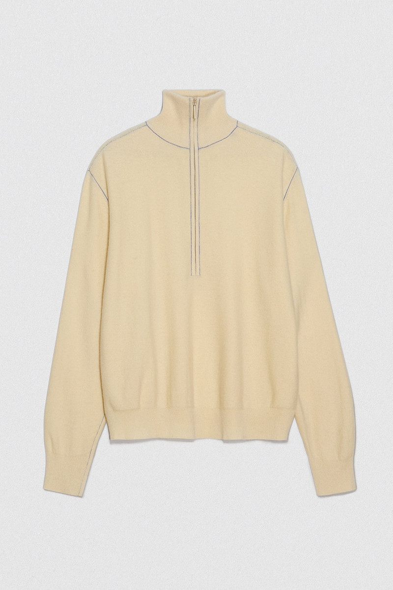 YELENA JUMPER PARCHMENT CASHMERE 1