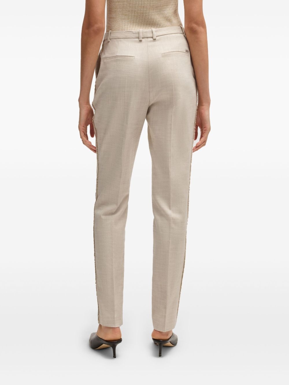 straight-leg trousers - 4