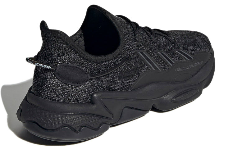 (WMNS) adidas Ozweego Knit 'Black Grey' GV8239 - 4