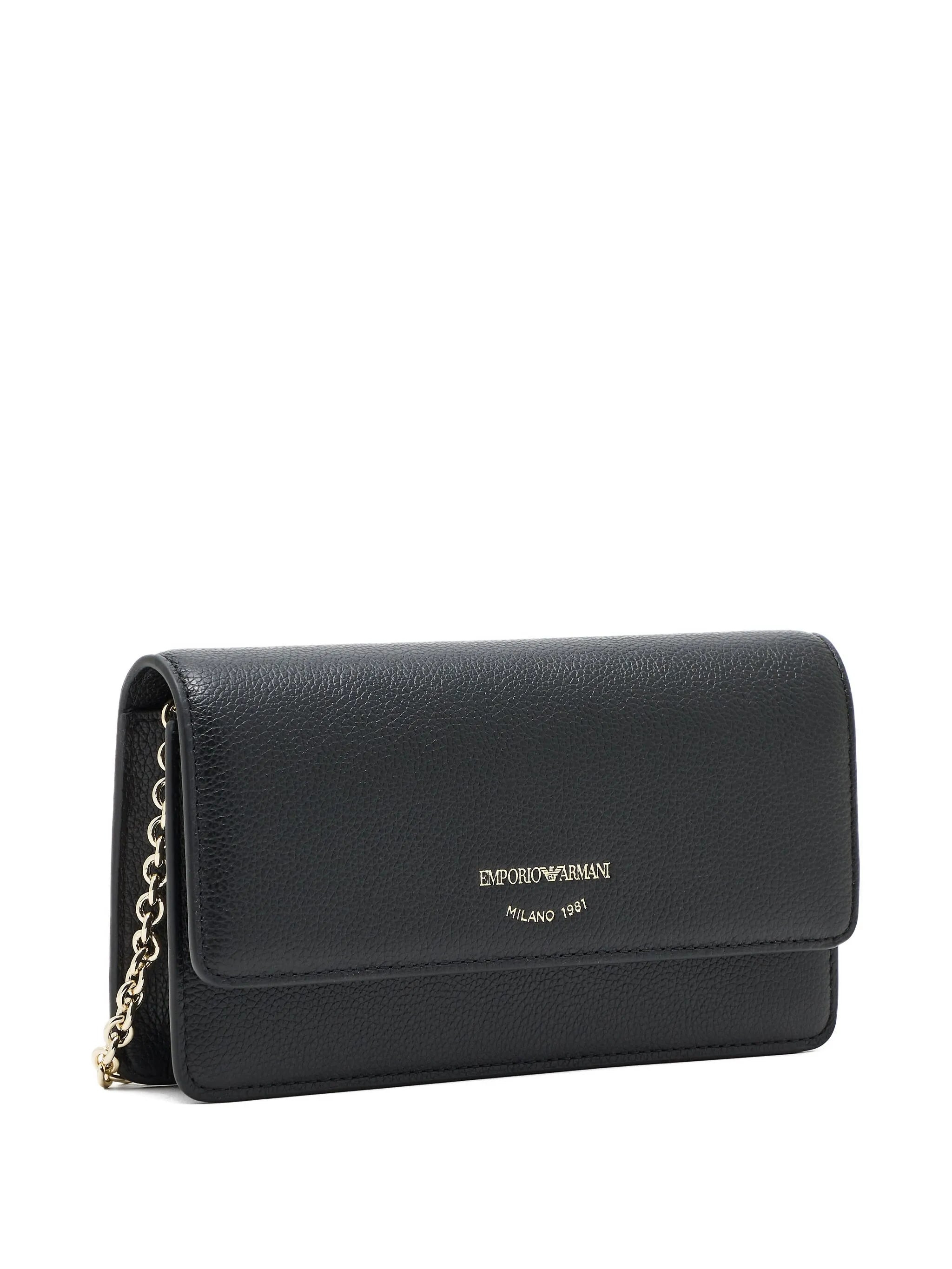 Emporio Armani Chain-strap Leather Shoulder Bag - 4