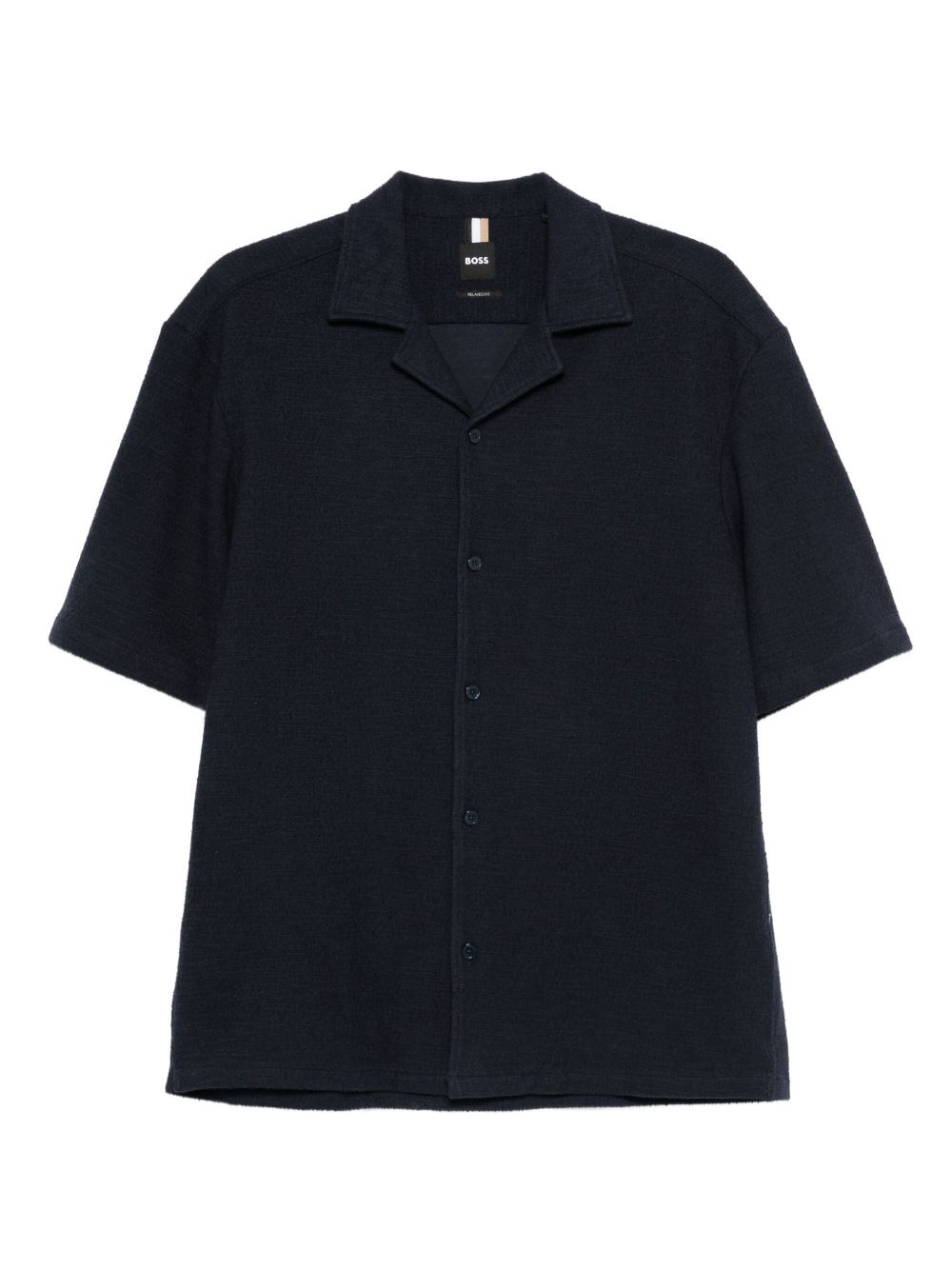 short-sleeve revere shirt - 1