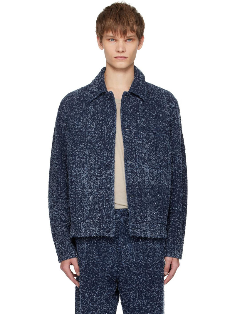 Navy Towel Denim Jacket 1