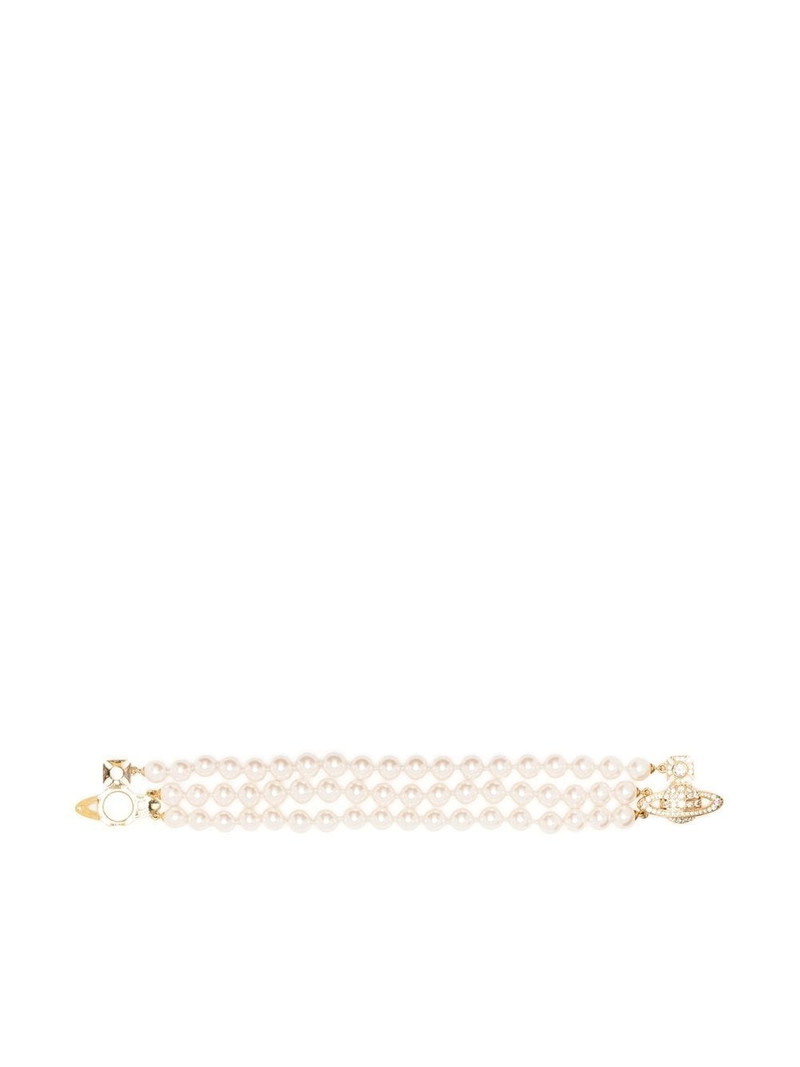 three-row bas relief necklace 1