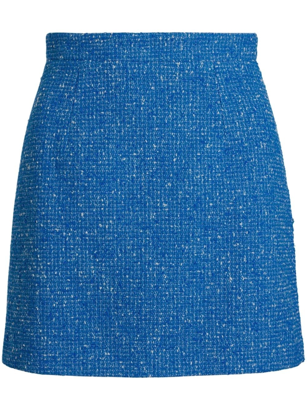 melange mini skirt - 1