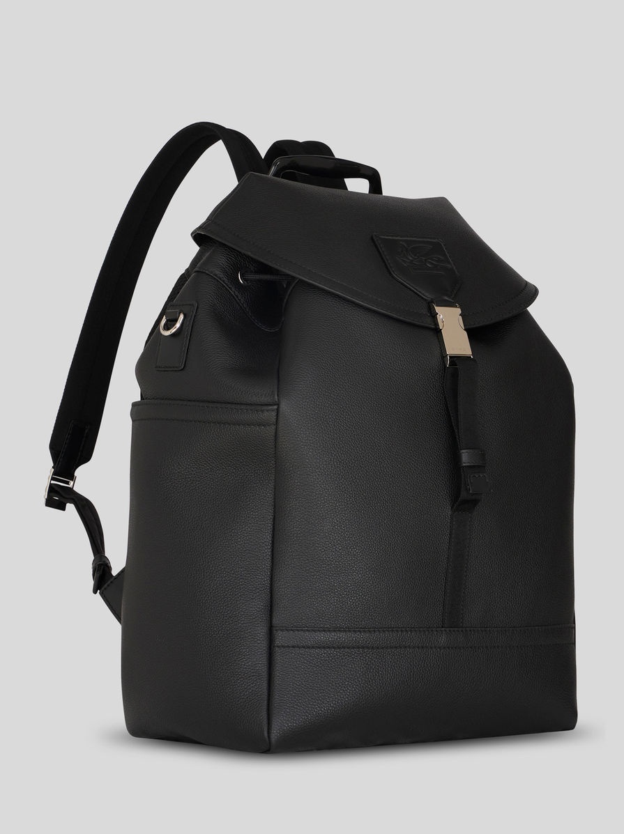 LARGE LEATHER BACKPACK - 5