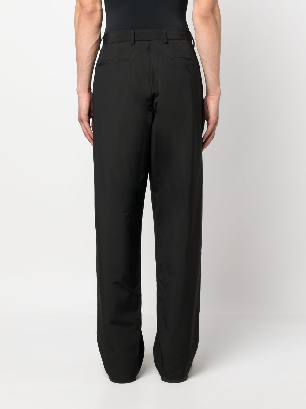 logo-patch wide-leg trousers - 4