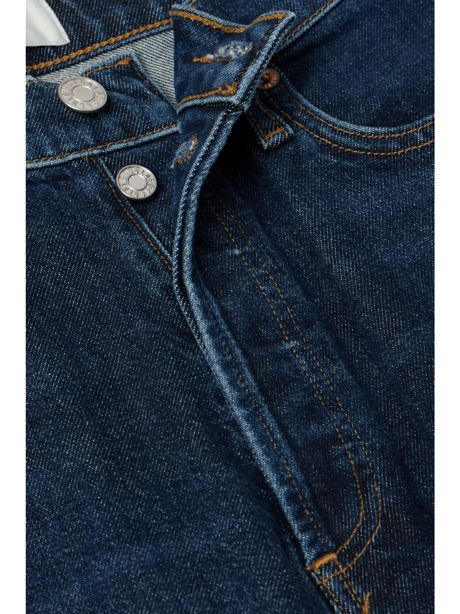 Freya high-rise slim-leg organic jeans Dark denim - 5