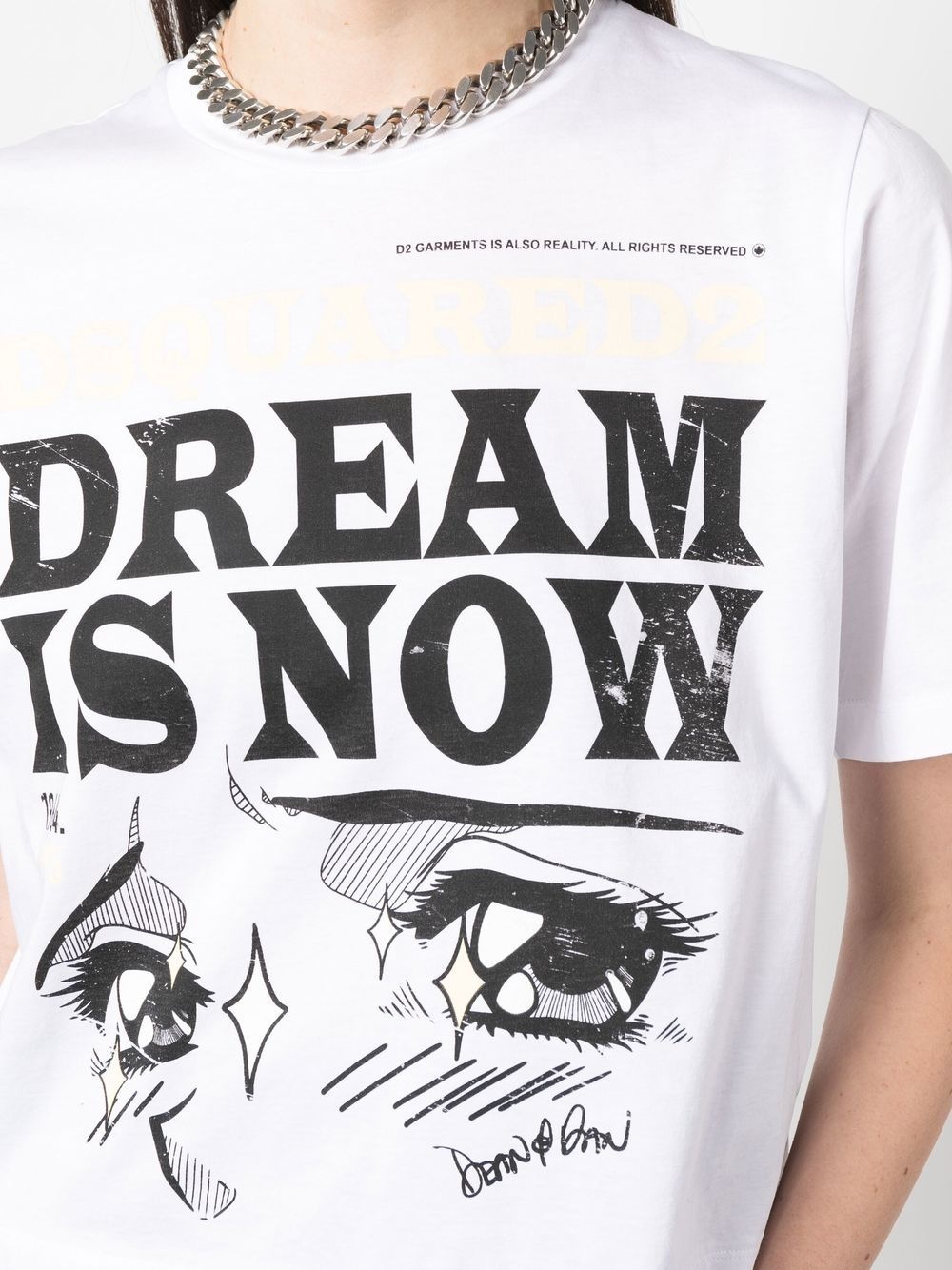 slogan graphic-print T-shirt - 5