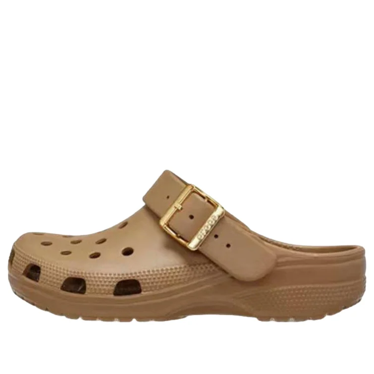Crocs Classic Clog Metallic Buckle 'Sepia' 213543-2EY - 1