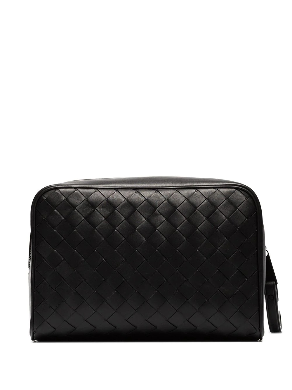 intrecciato weave wash bag - 2