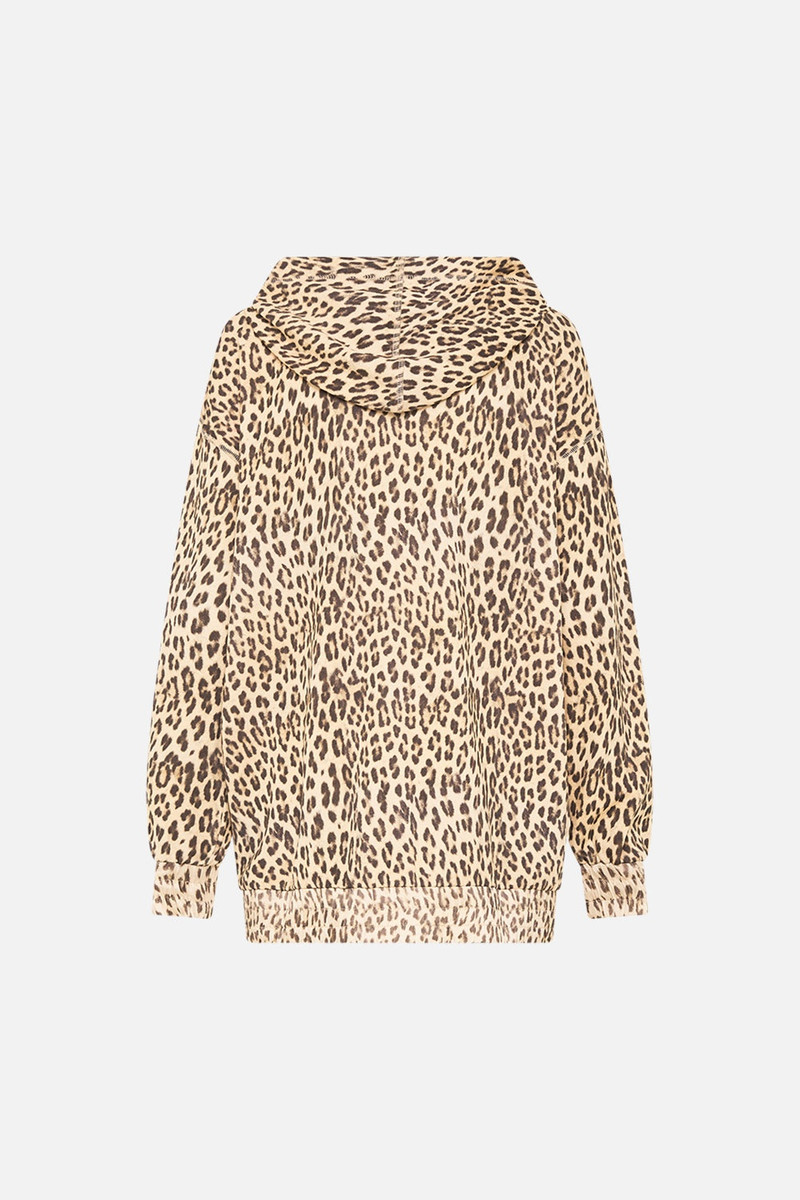 SILK BAND OVERSIZED HOODIE WITH POCKETS 7