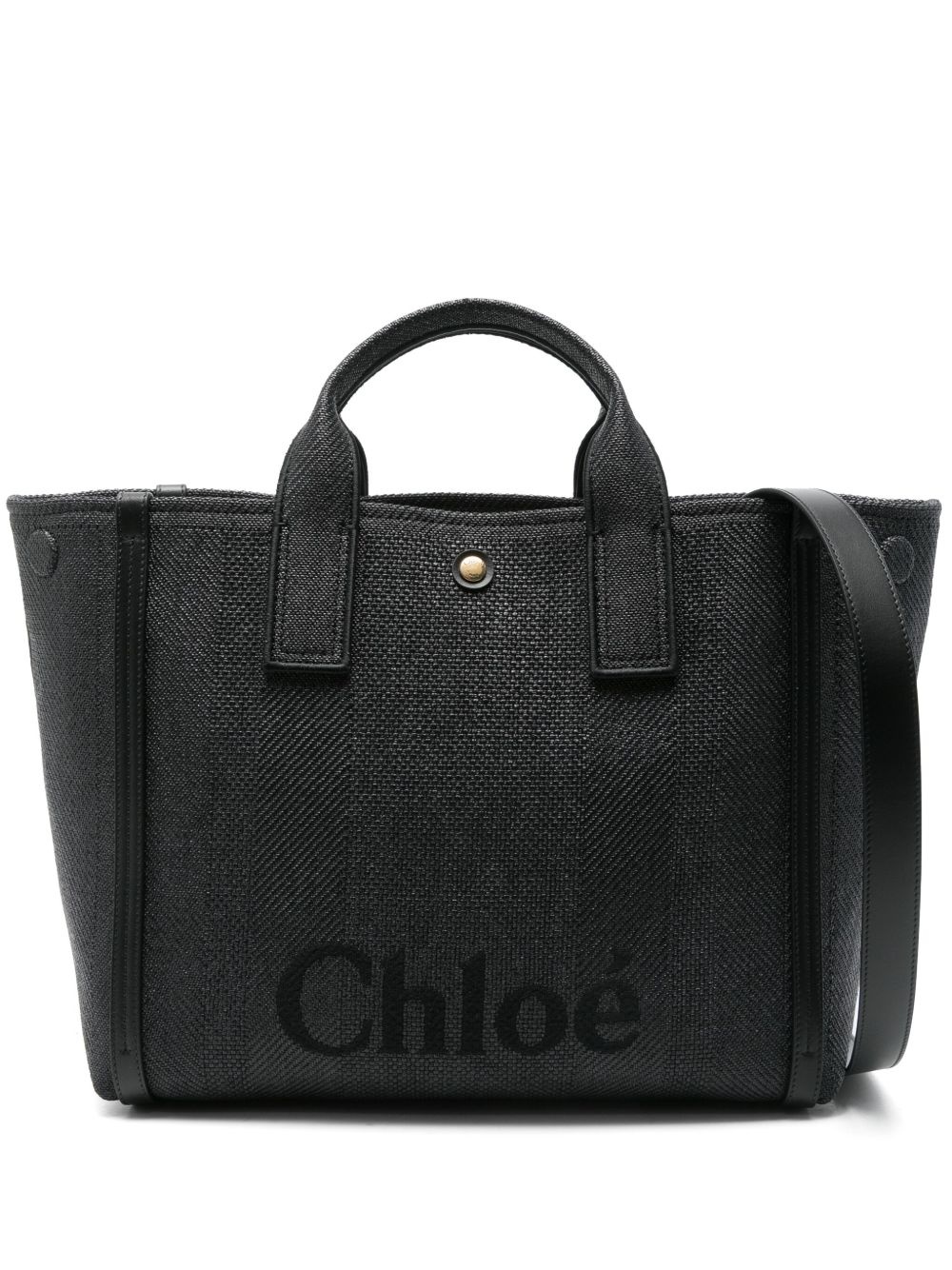 logo-embroidered tote bag - 1