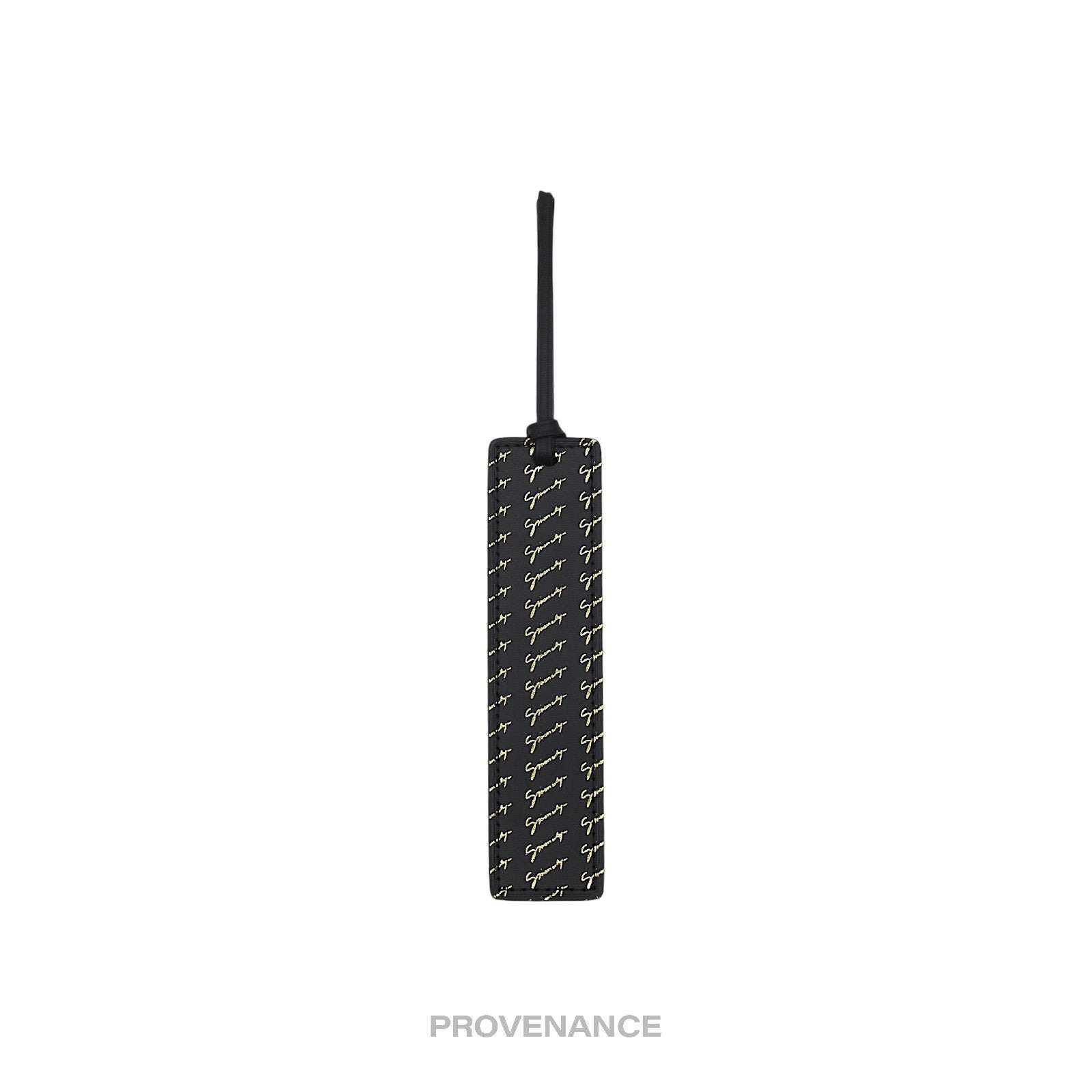Givenchy Bookmark - Black Gold Leather Monogram - 2