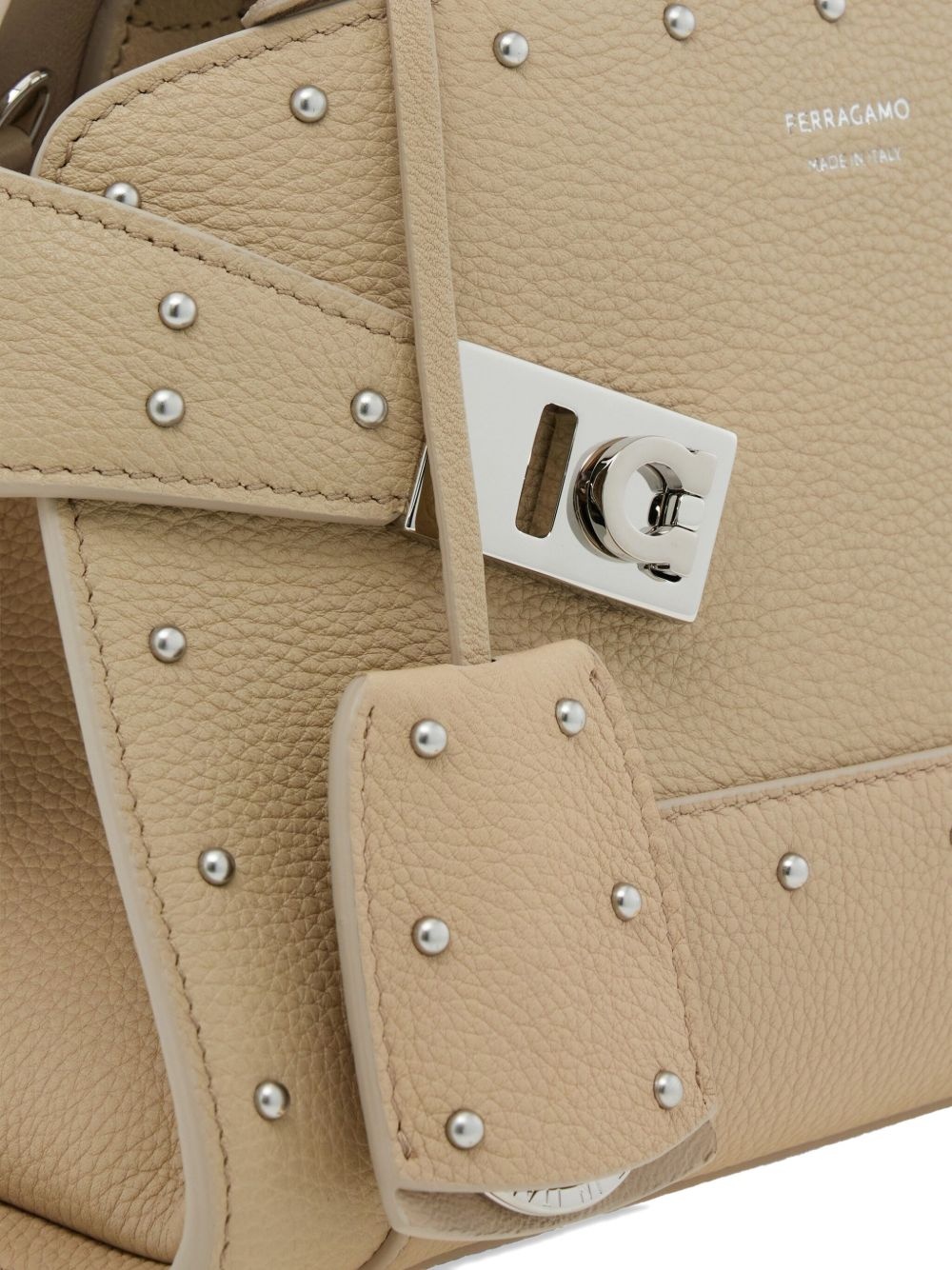 stud-embellished tote bag - 6