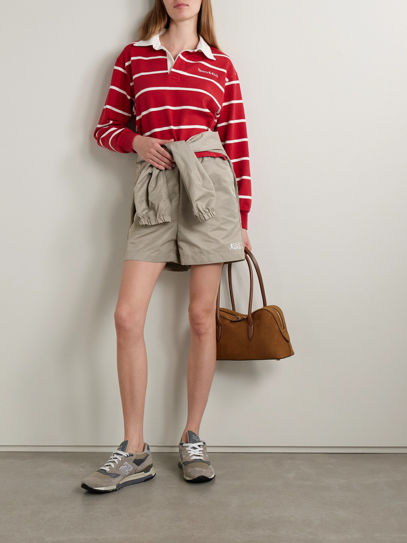 Sporty & Rich Shell shorts Mushroom outlook