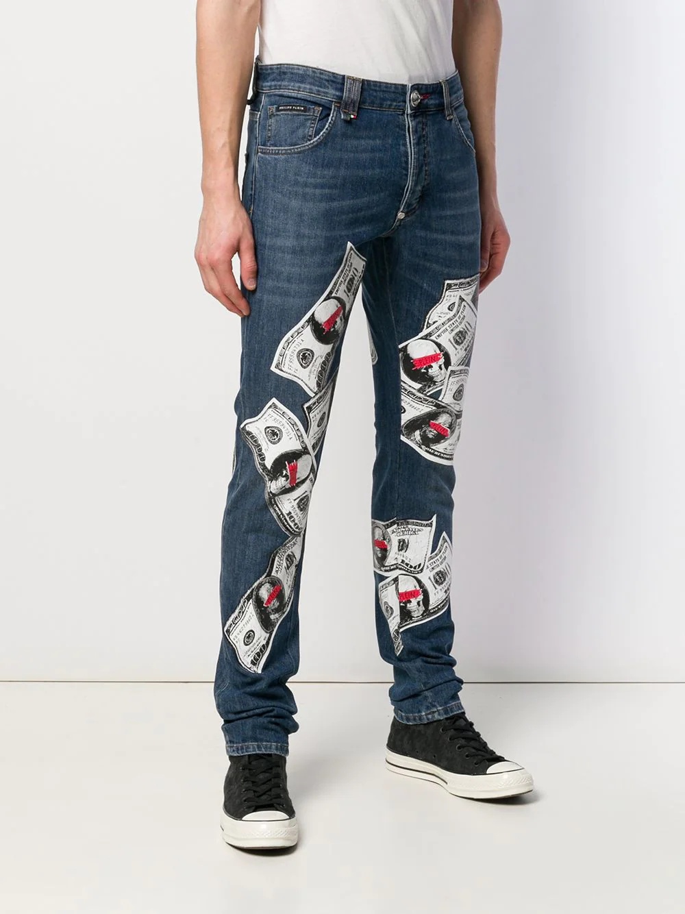 printed jeans - 3