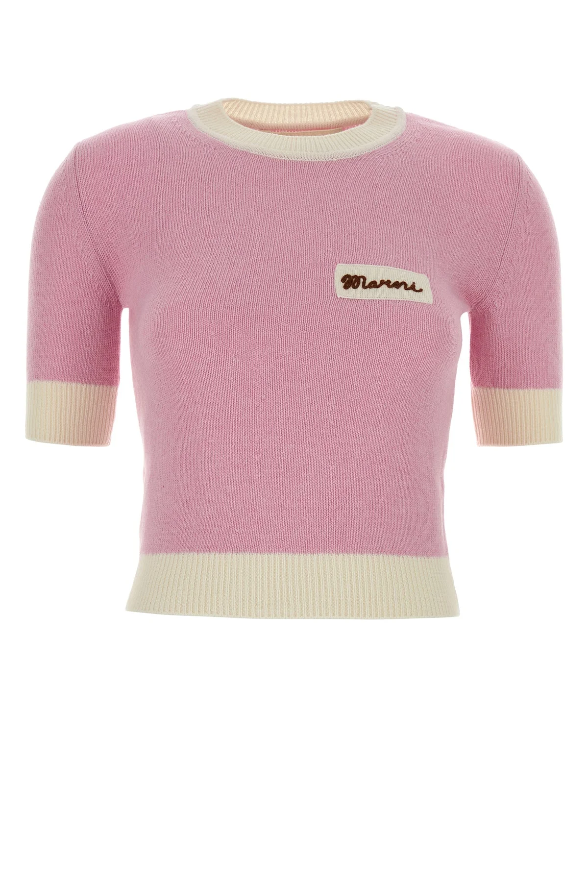 Pink wool blend sweater - 1