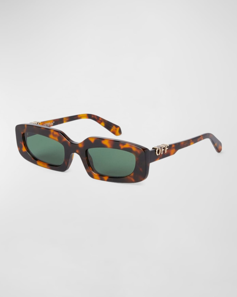 Off-White Renton Rectangle Acetate Sunglasses outlook