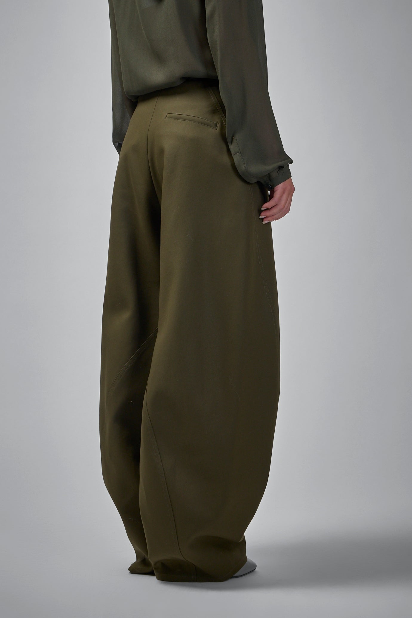 Double Cotton Round Pants - 3