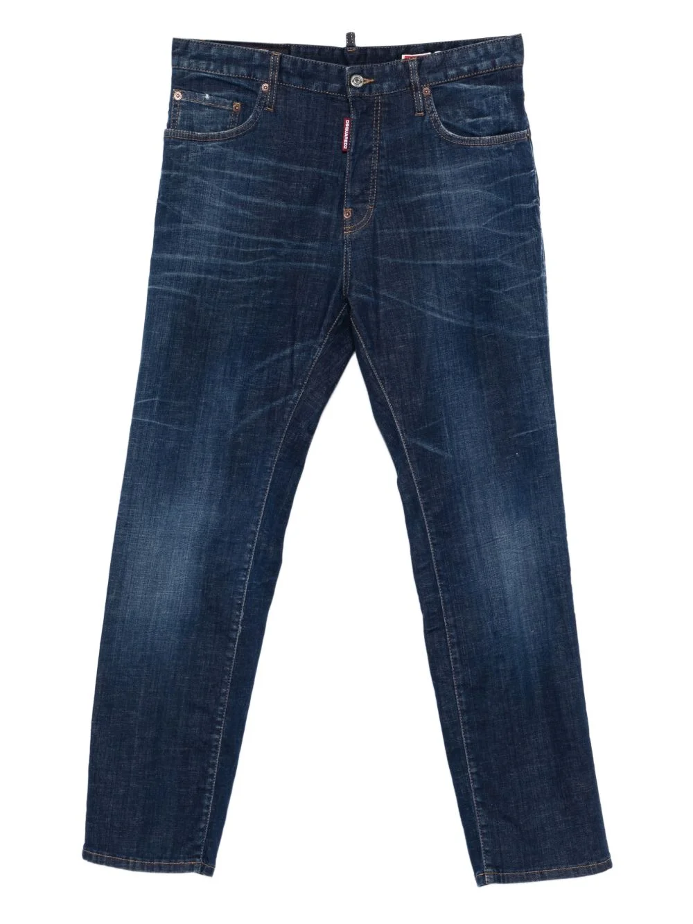 button-fastening jeans - 1