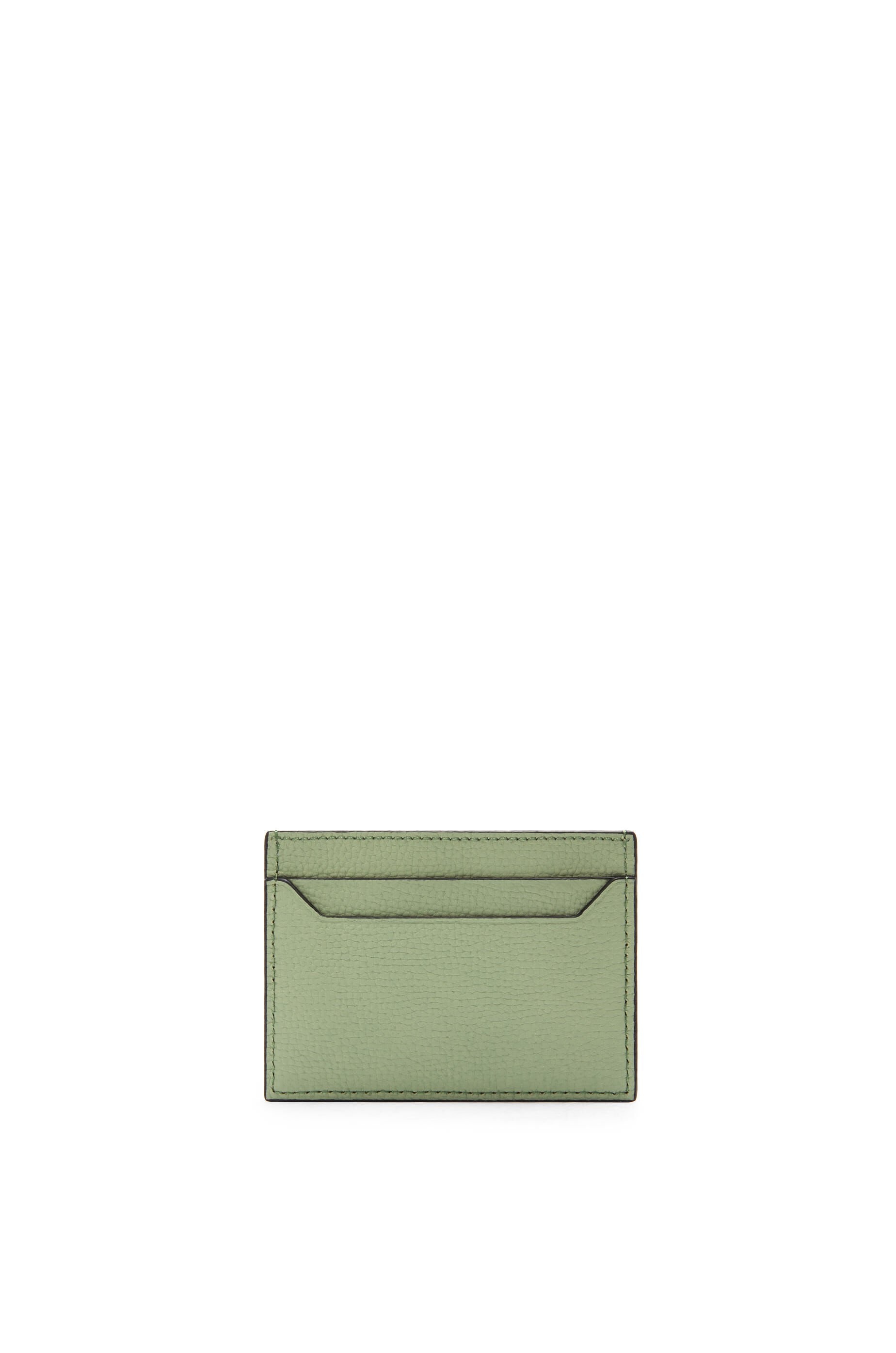 Anagram plain cardholder in pebble grain calfskin - 3