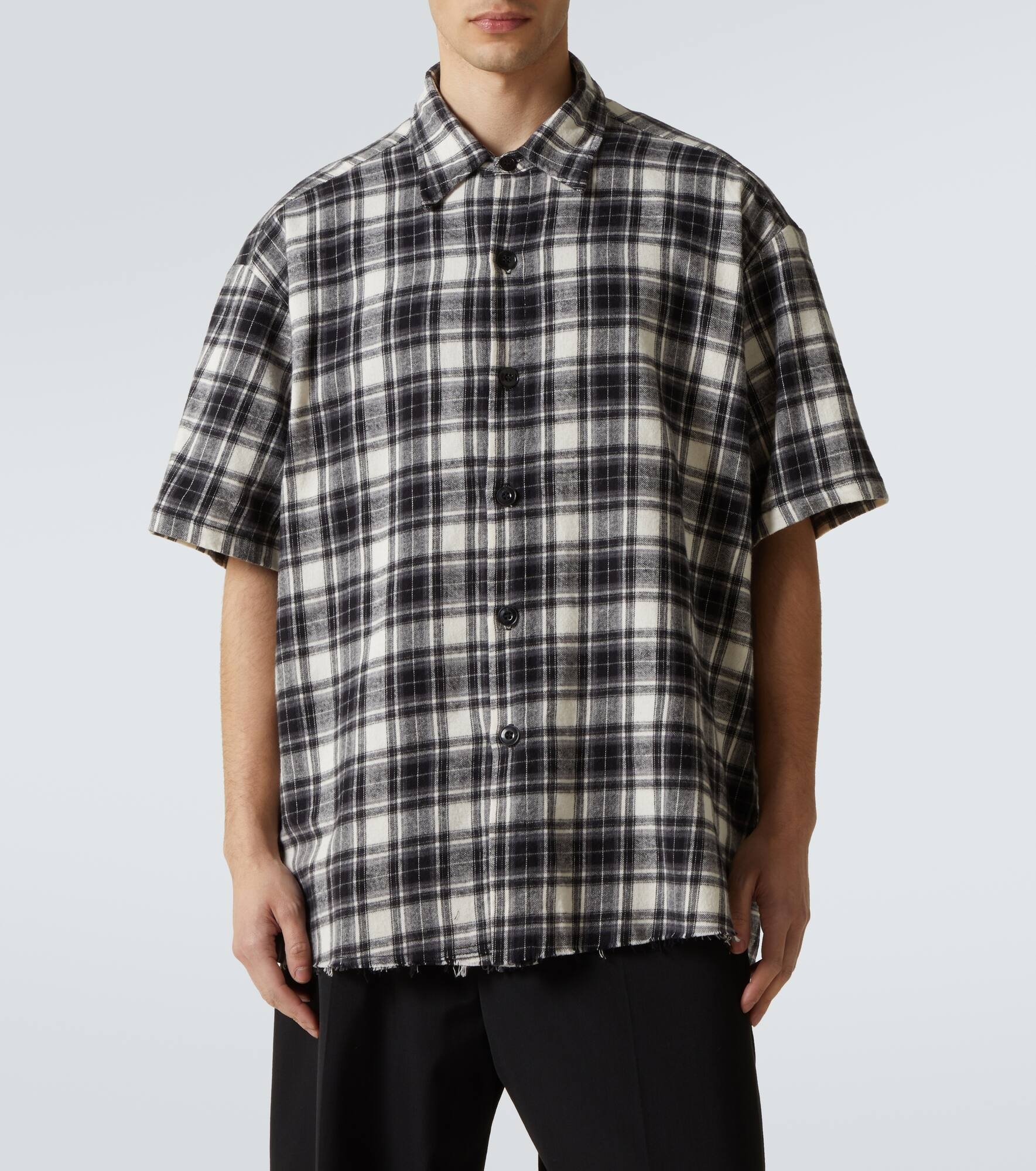 Plaid cotton shirt - 3