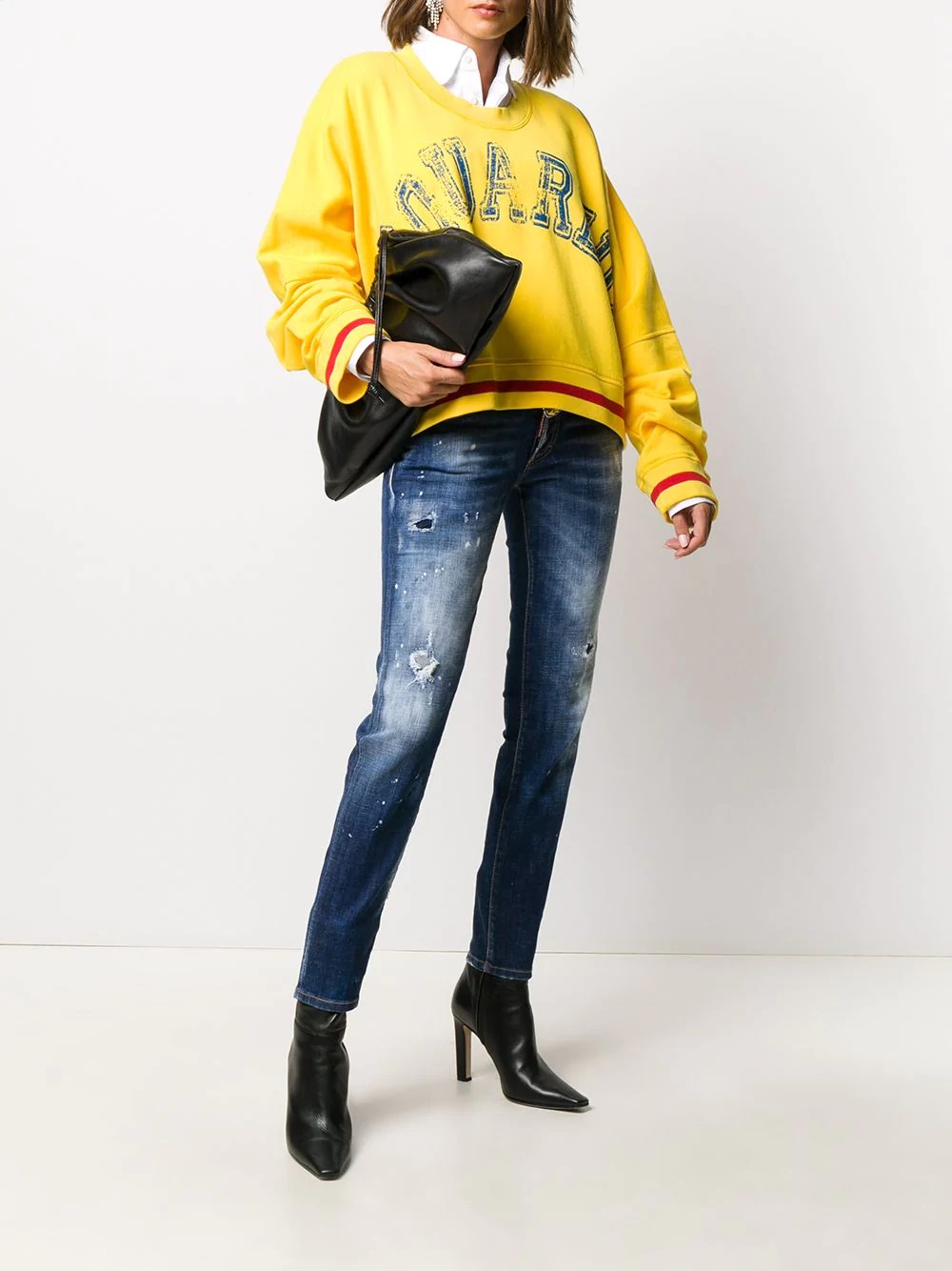 logo-print loose-fit sweatshirt - 2