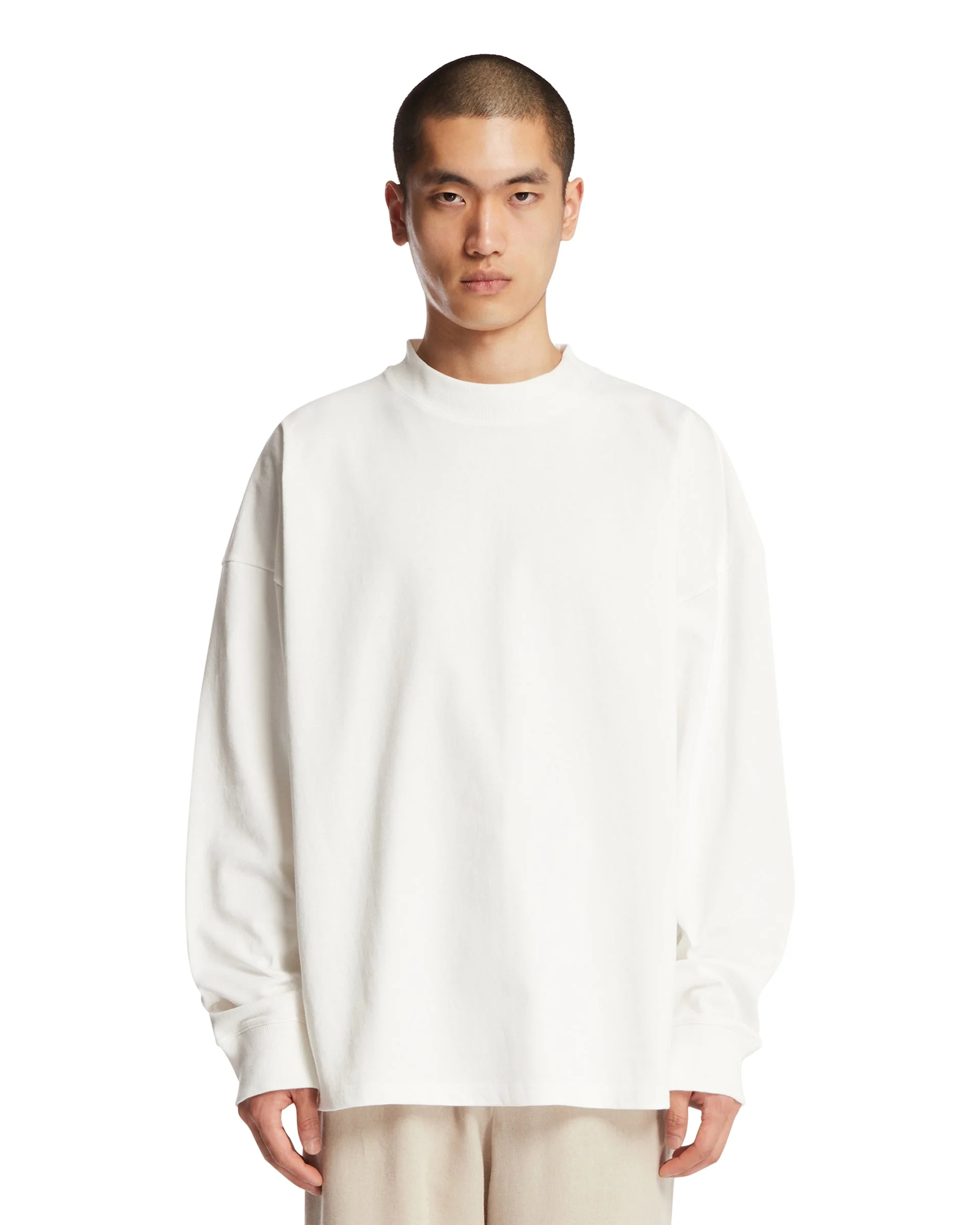 White Cotton T-Shirt - 1