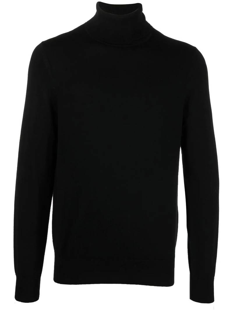 Sandro fine-knit roll neck jumper outlook