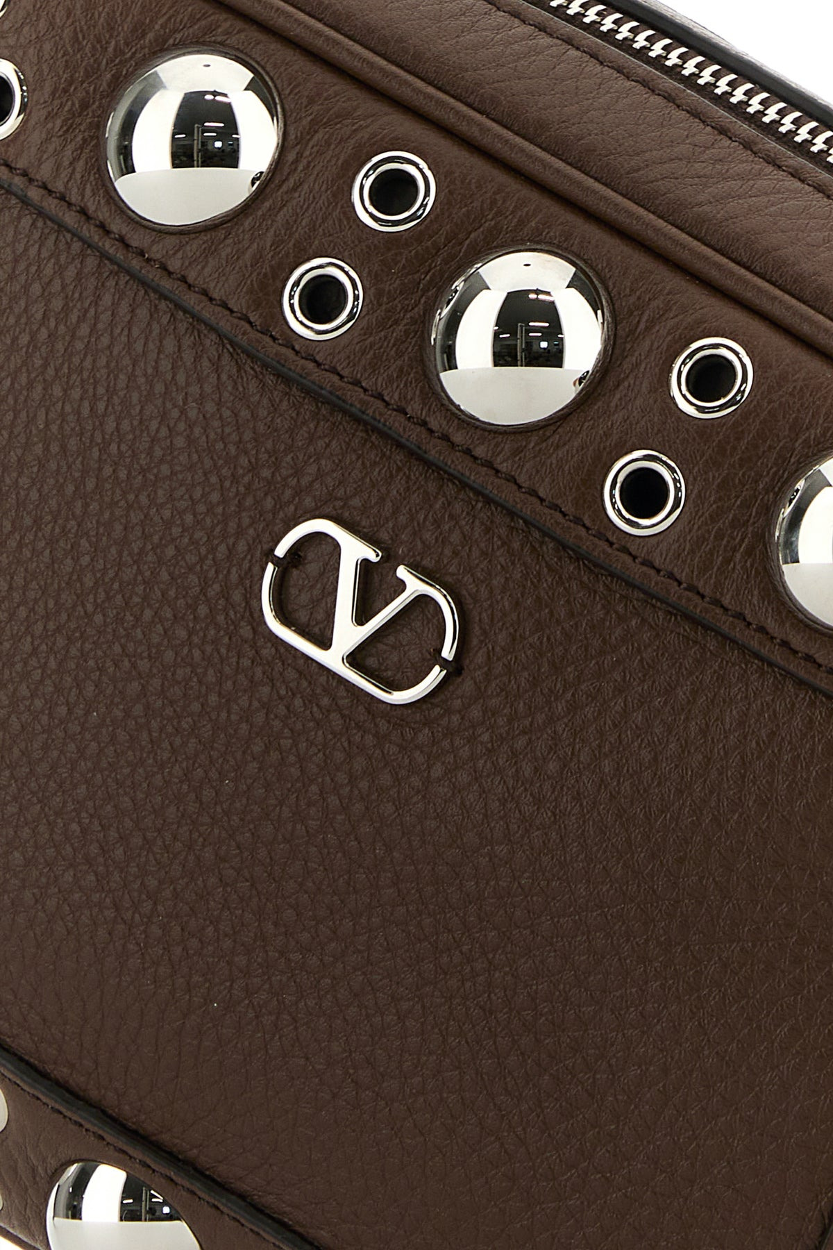 Brown leather Nellcôte shoulder bag - 4